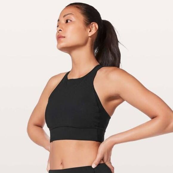 Lululemon Get Your Peek On Bra - Black - Size 6 - Picture 3 of 8